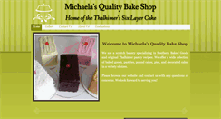 Desktop Screenshot of michaelasbakery.com